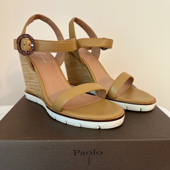 Linea Paolo Emely Wedge Sandal size 7.5 - Picture 1 of 4